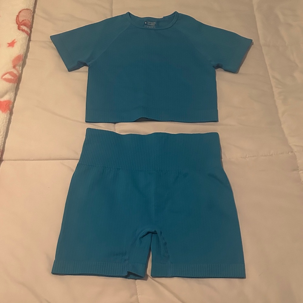 Blue Two-Piece Set